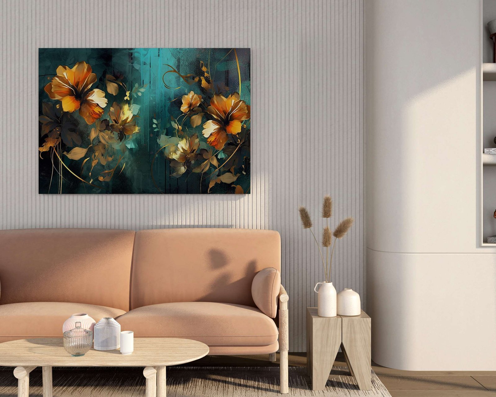 Elegant Canvas Wall Decor for Living Room & Office